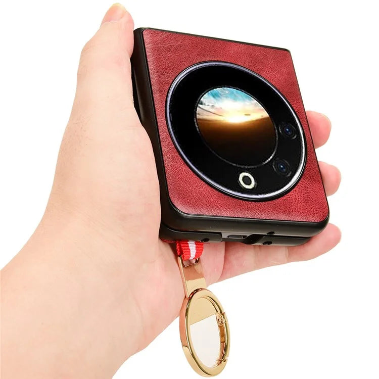 For Transsion Tecno Phantom V Flip Case PU Leather+PC Phone Cover with Bottle Opener