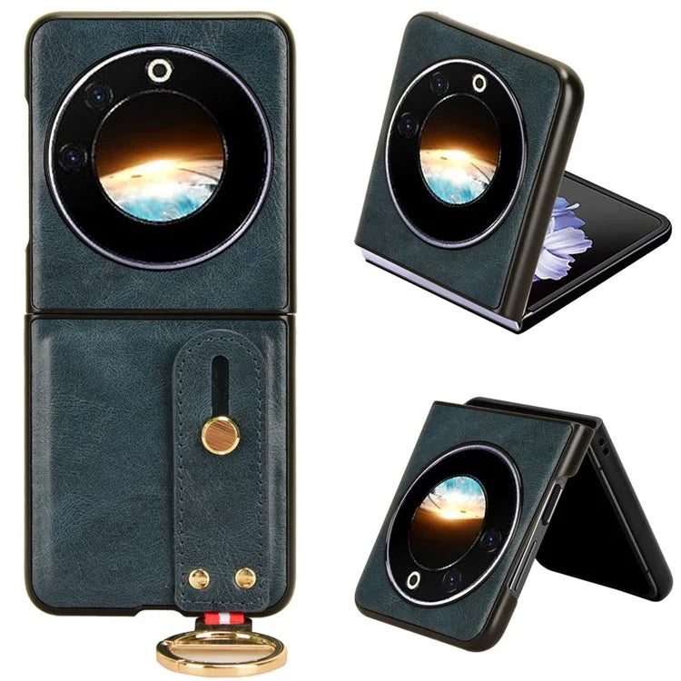 For Transsion Tecno Phantom V Flip Case PU Leather+PC Phone Cover with Bottle Opener