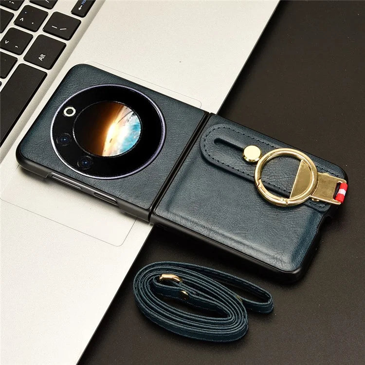 For Transsion Tecno Phantom V Flip Case PU Leather+PC Phone Cover with Bottle Opener