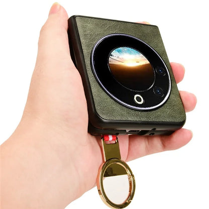 For Transsion Tecno Phantom V Flip Case PU Leather+PC Phone Cover with Bottle Opener