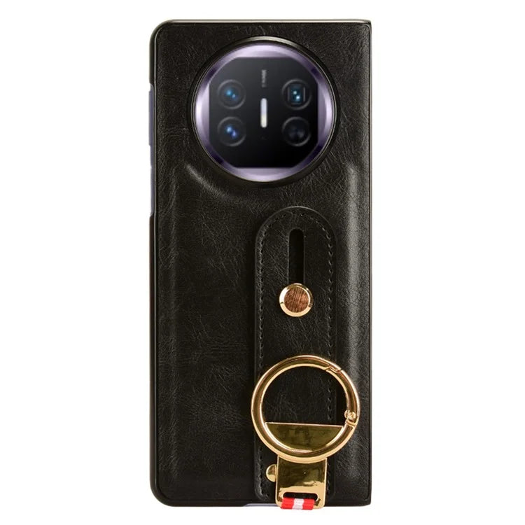 For Huawei Mate X5 Case PU Leather+PC Protective Phone Cover with Bottle Opener