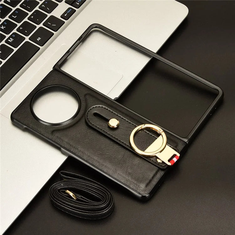 For Huawei Mate X5 Case PU Leather+PC Protective Phone Cover with Bottle Opener