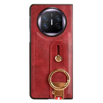 For Huawei Mate X5 Case PU Leather+PC Protective Phone Cover with Bottle Opener