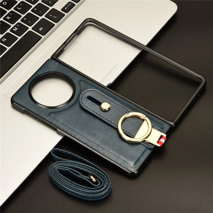 For Huawei Mate X5 Case PU Leather+PC Protective Phone Cover with Bottle Opener