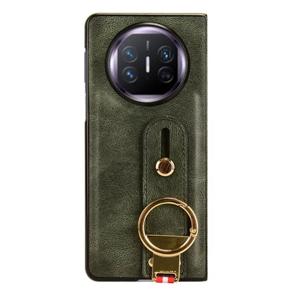 For Huawei Mate X5 Case PU Leather+PC Protective Phone Cover with Bottle Opener