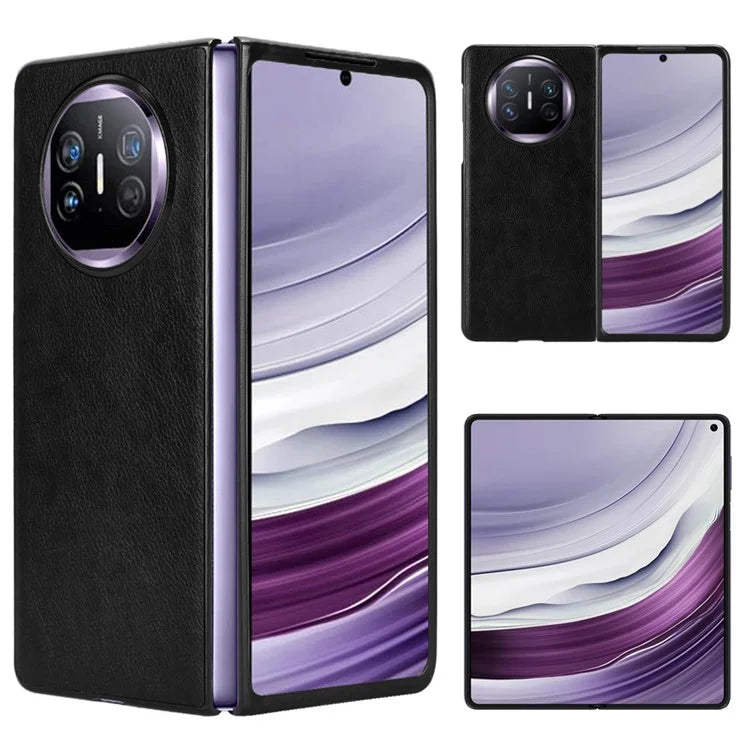 For Huawei Mate X5 Case PU Leather+PC Litchi Texture Folding Phone Cover