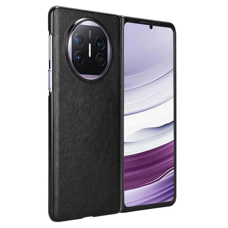 For Huawei Mate X5 Case PU Leather+PC Litchi Texture Folding Phone Cover