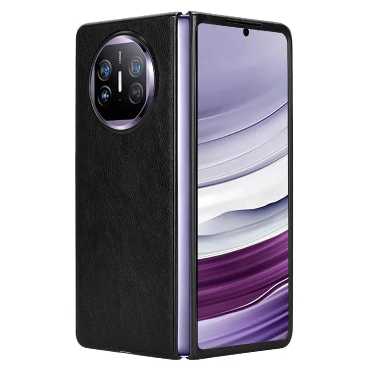 For Huawei Mate X5 Case PU Leather+PC Litchi Texture Folding Phone Cover