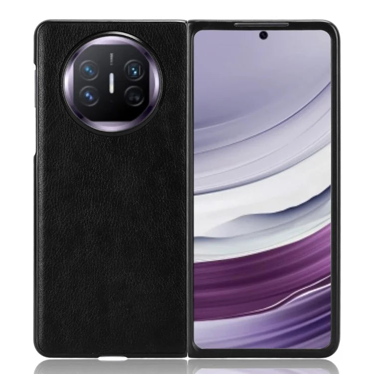 For Huawei Mate X5 Case PU Leather+PC Litchi Texture Folding Phone Cover