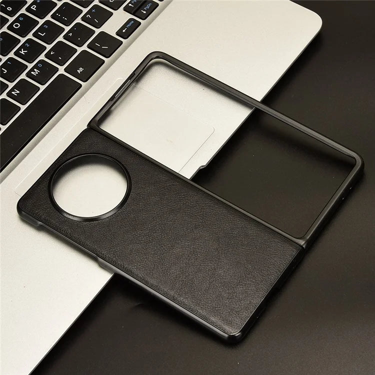 For Huawei Mate X5 Case PU Leather+PC Litchi Texture Folding Phone Cover