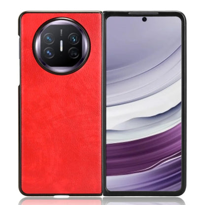 For Huawei Mate X5 Case PU Leather+PC Litchi Texture Folding Phone Cover