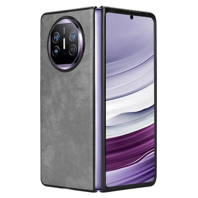 For Huawei Mate X5 Case PU Leather+PC Litchi Texture Folding Phone Cover
