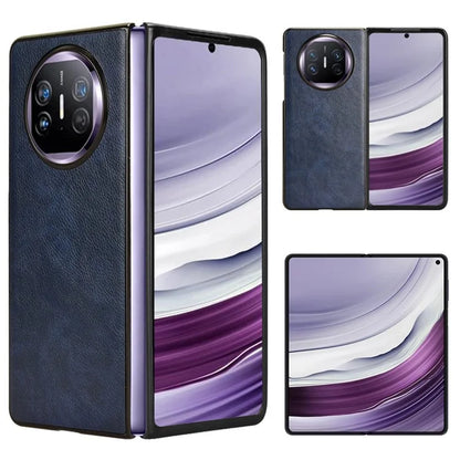 For Huawei Mate X5 Case PU Leather+PC Litchi Texture Folding Phone Cover