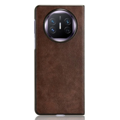 For Huawei Mate X5 Case PU Leather+PC Litchi Texture Folding Phone Cover