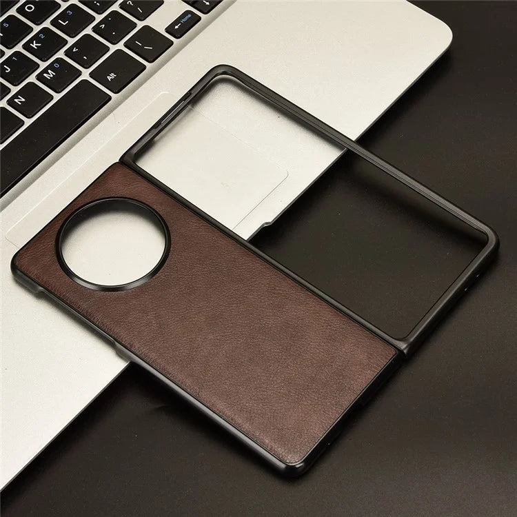 For Huawei Mate X5 Case PU Leather+PC Litchi Texture Folding Phone Cover
