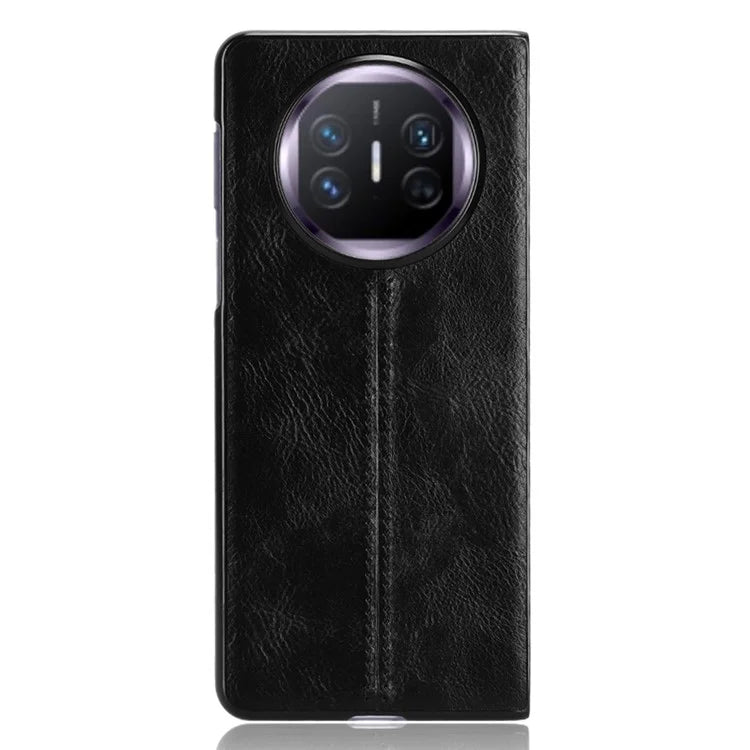 For Huawei Mate X5 Case PU Leather+PC Cowhide Texture Shockproof Phone Cover