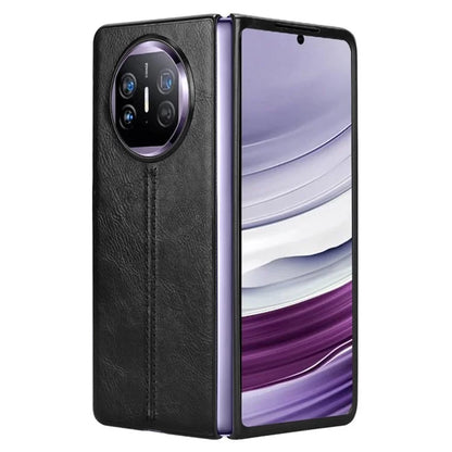 For Huawei Mate X5 Case PU Leather+PC Cowhide Texture Shockproof Phone Cover