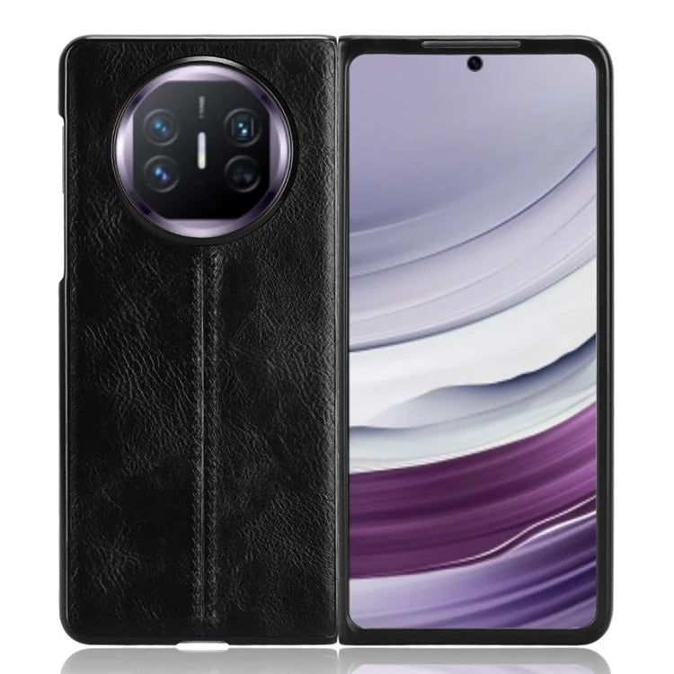 For Huawei Mate X5 Case PU Leather+PC Cowhide Texture Shockproof Phone Cover