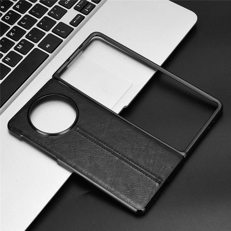 For Huawei Mate X5 Case PU Leather+PC Cowhide Texture Shockproof Phone Cover
