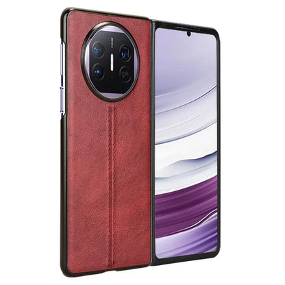 For Huawei Mate X5 Case PU Leather+PC Cowhide Texture Shockproof Phone Cover
