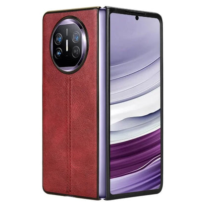 For Huawei Mate X5 Case PU Leather+PC Cowhide Texture Shockproof Phone Cover