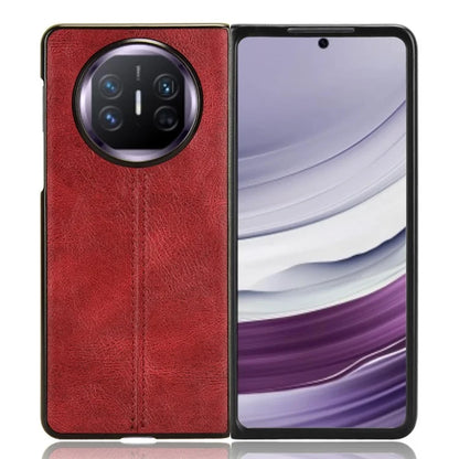 For Huawei Mate X5 Case PU Leather+PC Cowhide Texture Shockproof Phone Cover