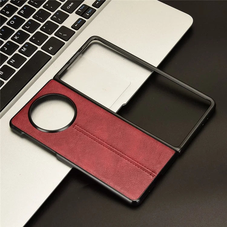 For Huawei Mate X5 Case PU Leather+PC Cowhide Texture Shockproof Phone Cover