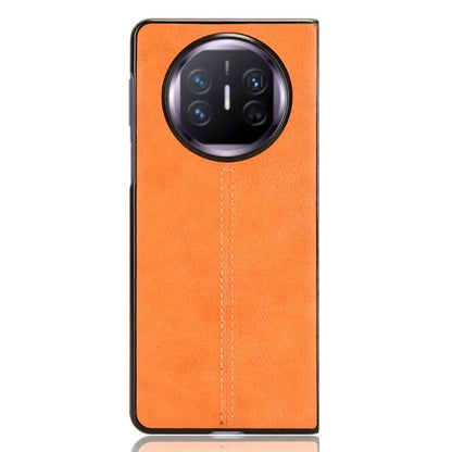 For Huawei Mate X5 Case PU Leather+PC Cowhide Texture Shockproof Phone Cover