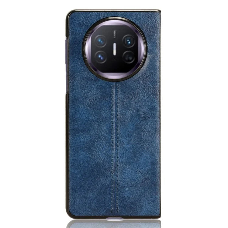 For Huawei Mate X5 Case PU Leather+PC Cowhide Texture Shockproof Phone Cover