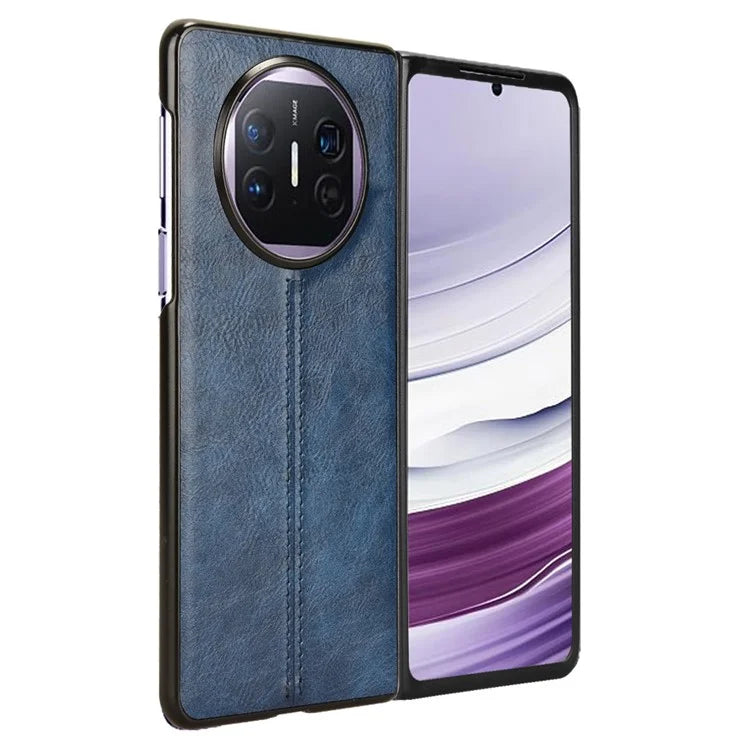 For Huawei Mate X5 Case PU Leather+PC Cowhide Texture Shockproof Phone Cover