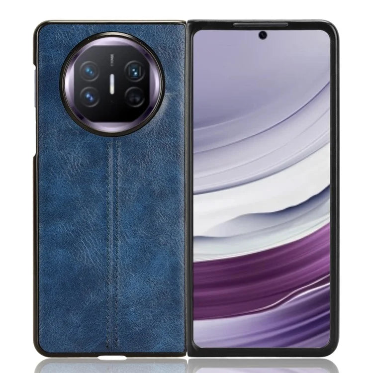 For Huawei Mate X5 Case PU Leather+PC Cowhide Texture Shockproof Phone Cover