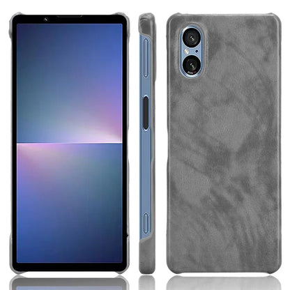For Sony Xperia 5 V Case Litchi Texture Leather+PC Protective Phone Cover