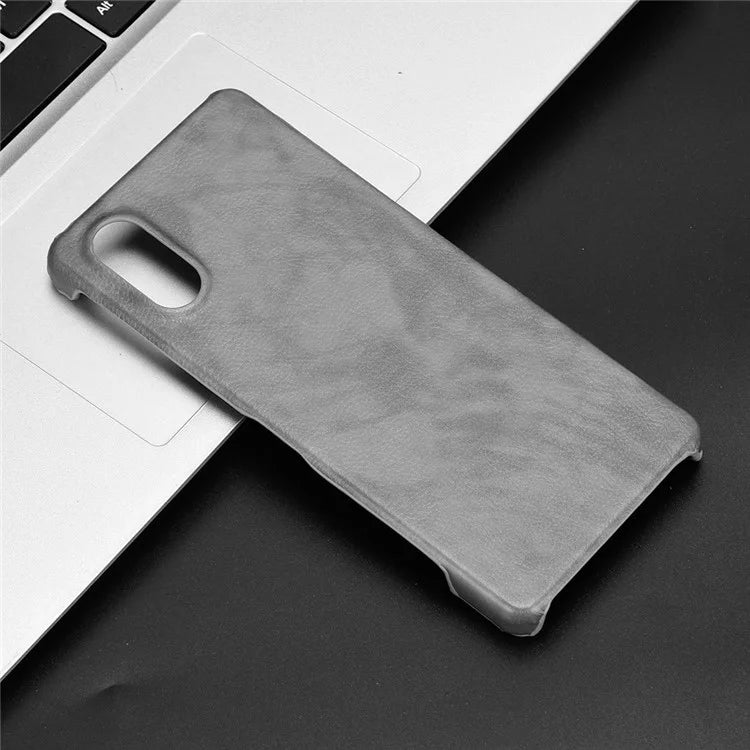 For Sony Xperia 5 V Case Litchi Texture Leather+PC Protective Phone Cover
