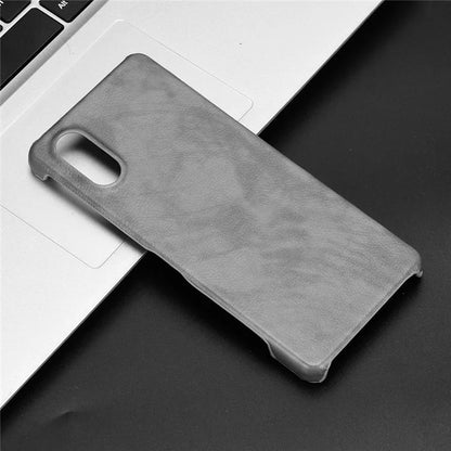 For Sony Xperia 5 V Case Litchi Texture Leather+PC Protective Phone Cover
