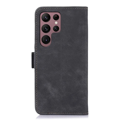ABEEL For Samsung Galaxy S24 Ultra Case Wallet Retro Leather Phone Cover