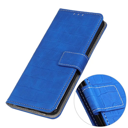For Samsung Galaxy S24+ Case Crocodile Texture Anti-drop Wallet Cover