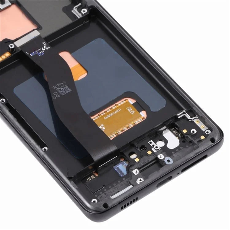 For Samsung Galaxy S21 Ultra 5G G998 Grade C OLED Screen and Digitizer Assembly + Frame (without Logo)
