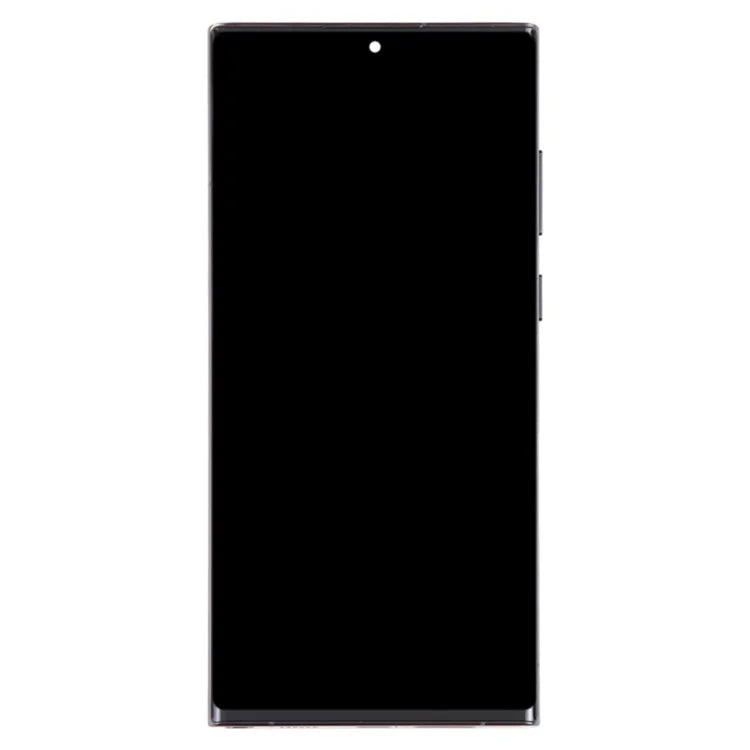 For Samsung Galaxy S22 Ultra 5G S908 Grade C OLED Screen and Digitizer Assembly + Frame (without Logo)