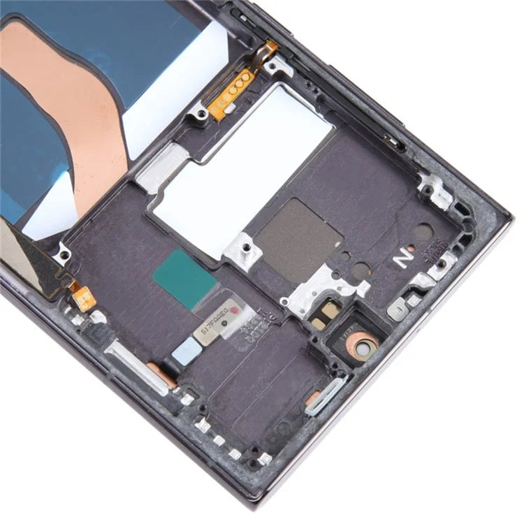 For Samsung Galaxy S22 Ultra 5G S908 Grade C OLED Screen and Digitizer Assembly + Frame (without Logo)