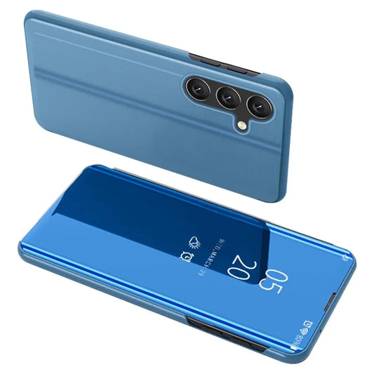 For Samsung Galaxy A15 4G Case Leather Phone Cover with View Window