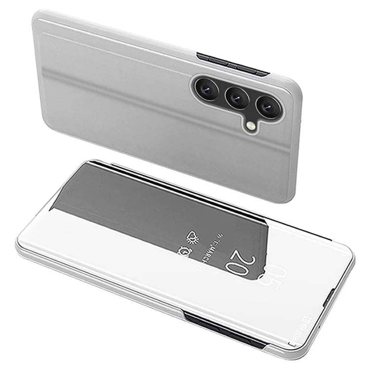 For Samsung Galaxy A15 4G Case Leather Phone Cover with View Window