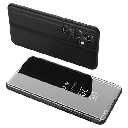 For Samsung Galaxy A15 4G Case Leather Phone Cover with View Window