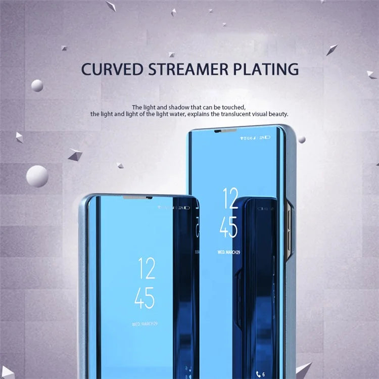 For Samsung Galaxy A15 4G Case Leather Phone Cover with View Window