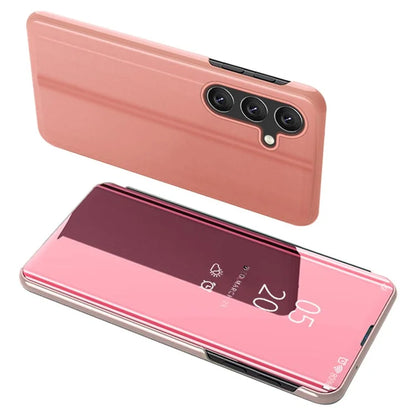 For Samsung Galaxy A15 4G Case Leather Phone Cover with View Window
