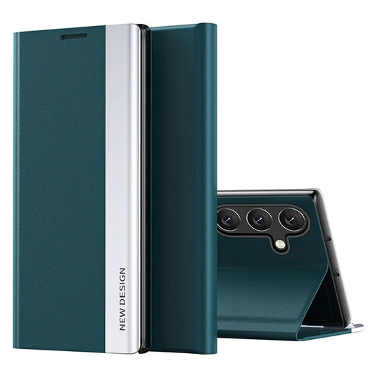 For Samsung Galaxy A15 4G Case PU Leather Stand Electroplating Phone Cover