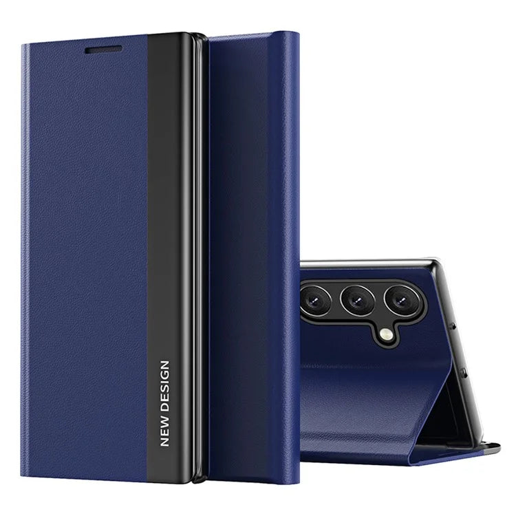 For Samsung Galaxy A15 4G Case PU Leather Stand Electroplating Phone Cover
