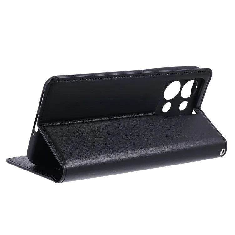 HANMAN Minuo Series For Oppo Reno8 5G (Global Version) Case Wallet Protective Phone Cover
