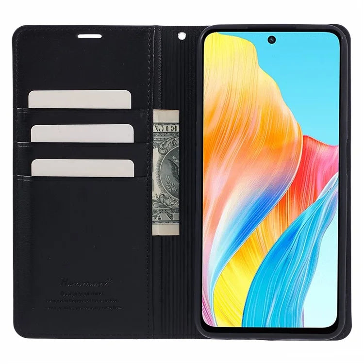 HANMAN Minuo Series For Oppo A98 5G / A1 5G / F23 5G Case Wallet Stand Phone Cover