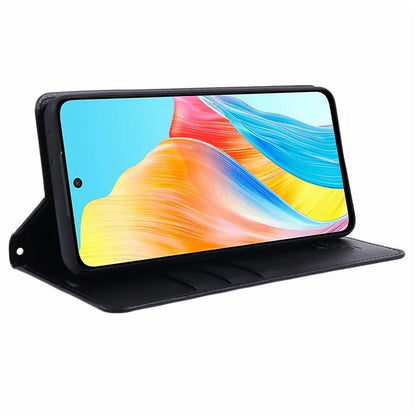 HANMAN Minuo Series For Oppo A98 5G / A1 5G / F23 5G Case Wallet Stand Phone Cover