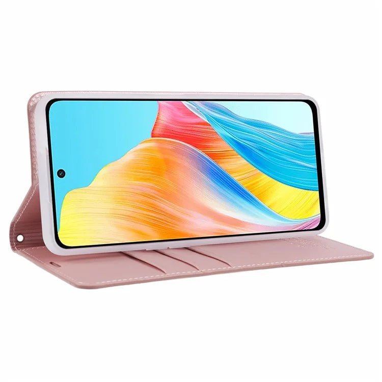 HANMAN Minuo Series For Oppo A98 5G / A1 5G / F23 5G Case Wallet Stand Phone Cover